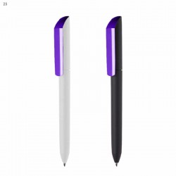 Plastic Promotional Pens - Flow F2 P-GOM K Plastic Pen