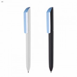 Plastic Promotional Pens - Flow F2 P-GOM K Plastic Pen