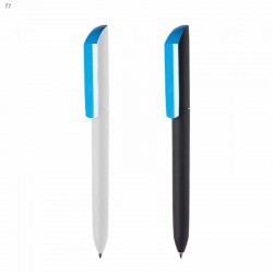 Plastic Promotional Pens - Flow F2 P-GOM K Plastic Pen
