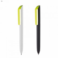 Plastic Promotional Pens - Flow F2 P-GOM K Plastic Pen