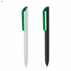 Plastic Promotional Pens - Flow F2 P-GOM K Plastic Pen