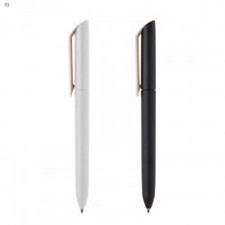Plastic Promotional Pens - Flow F2 P-GOM K Plastic Pen