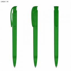 Plastic Promotional Pens - Jona Transparent Plastic Pen