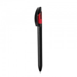 Plastic Promotional Pens - Thera Black Plastic Pen