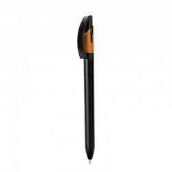 Plastic Promotional Pens - Thera Black Plastic Pen