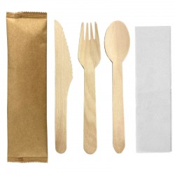 Homeware Products - 4pcs Wooden Cutlery Set