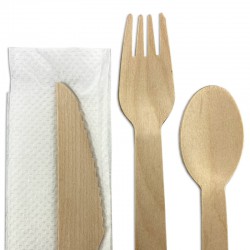Homeware Products - 4pcs Wooden Cutlery Set