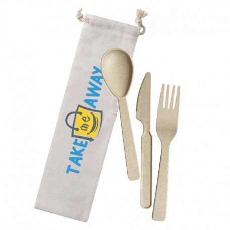 Homeware Products - Wheat Straw Utensils In Bag