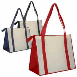 Non Woven Bags - Non Woven Large Zipped Shopping Bag