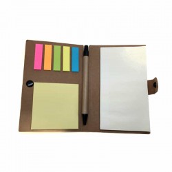 Promotional Journals & Noteboooks - Adhesive Marker Note Pad and Book A5