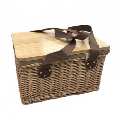 Picnic Sets - Gold Coast Wicker Picnic Cooler Basket(square)