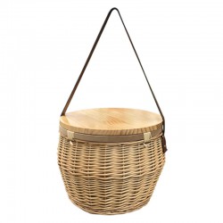 Picnic Sets - Scotch Wicker Picnic Cooler Basket(round)