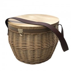 Picnic Sets - Scotch Wicker Picnic Cooler Basket(round)