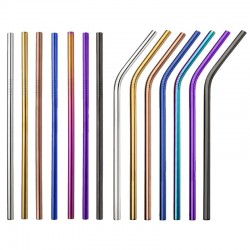 Homeware Products - Stainless Steel Straw 8MM x 215MM