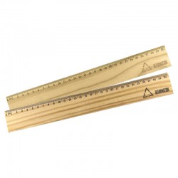 Rulers - Wood Ruler 30cm