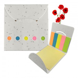 Printed Post It Notes - Corn Poppy Seed Sticky Note Pad
