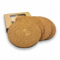 Coasters - Vineyards Cork Coaster Round Set of 4