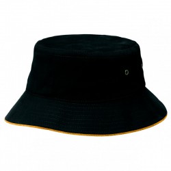 Wide Brim Hats - Sandwich Brim Bucket Hat