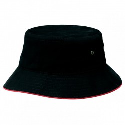 Wide Brim Hats - Sandwich Brim Bucket Hat