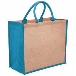 Jute Conference Bags - Eco Jute Tote with wide gusset