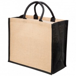 Jute Conference Bags - Eco Jute Tote with wide gusset