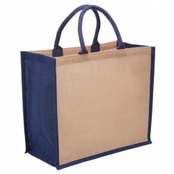 Jute Conference Bags - Eco Jute Tote with wide gusset