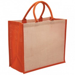 Jute Conference Bags - Eco Jute Tote with wide gusset
