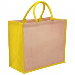 Jute Conference Bags - Eco Jute Tote with wide gusset