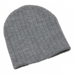 Beanies - Heather Cable Knit Beanie