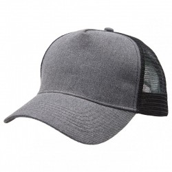 Caps - Heathered Mesh Trucker Cap