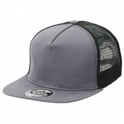 Caps - Chino Flat Peak Trucker Cap
