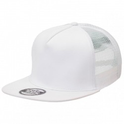 Caps - Chino Flat Peak Trucker Cap