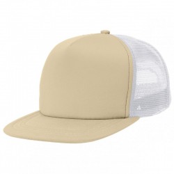 Caps - Flat Peak Trucker Cap