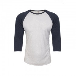 Men's Promotional T Shirts - Next Level Unisex Tri-Blend 3/4 Raglan T-Shirt