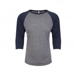 Men's Promotional T Shirts - Next Level Unisex Tri-Blend 3/4 Raglan T-Shirt