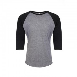 Men's Promotional T Shirts - Next Level Unisex Tri-Blend 3/4 Raglan T-Shirt