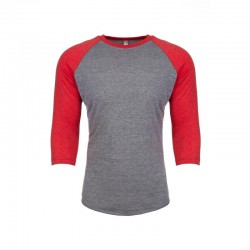 Men's Promotional T Shirts - Next Level Unisex Tri-Blend 3/4 Raglan T-Shirt