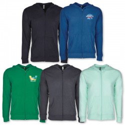 Hoodies - Next Level Unisex Sueded Zip Hoodie