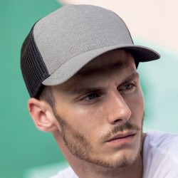 Caps - Atlantis Rapper Melange Trucker Cap