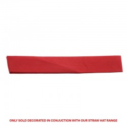 Straw Hats - Cotton Hatband (Straw Hat)