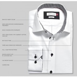 Ladies Corporate Shirts - James Harvest Red Bow 20 Womens Shirt