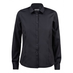 Ladies Corporate Shirts - James Harvest Green Bow 01 Womens Shirt