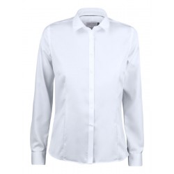 Ladies Corporate Shirts - James Harvest Green Bow 01 Womens Shirt