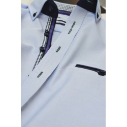 Men's Corporate Shirts - James Harvest Purple Bow 40 Mens Shirt