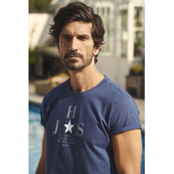 Men's Promotional T Shirts - James Harvest American U Mens Crew Neck T-Shirt