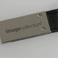 Metal Keyrings - Hudson Leather Keychain