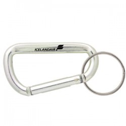 Metal Keyrings - 60mm Carabiner