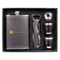 Branded Flasks - Aberfeldy Flask Gift Set 265ml