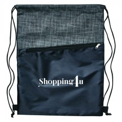 Duffle Bags & Sacks - Crosshatch Drawstring Bag