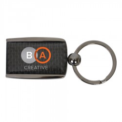 Metal Keyrings - The Carbon Fibre Keychain